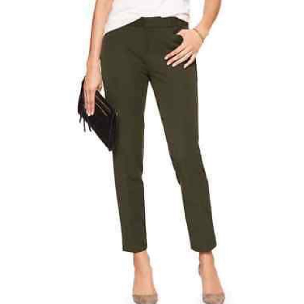 Banana Republic Dark Green Pants